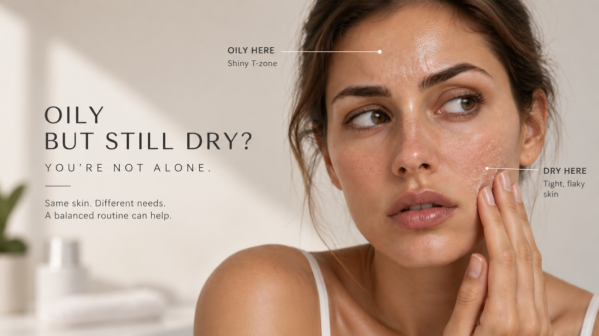 Why Is My Skin Oily but Still Feels Dry?