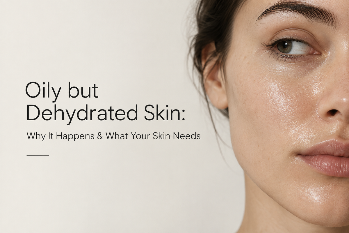 Oily but Dehydrated Skin: Why It Happens & What Your Skin Needs